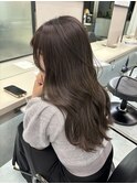 《出永 彩花style》韓国ヘア/ブラウンカラー/艶感カラー