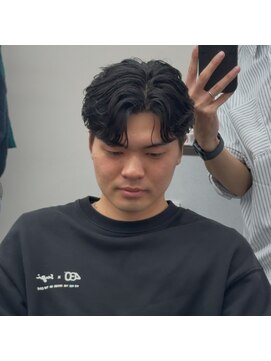 ウェーブ(WAVE) フェザーパーマ/リバースパーマ/メンズパーマ/かき揚げヘア