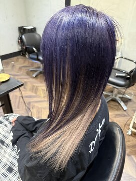 アンジェリカ 近鉄奈良店(ANGELICA) バイオレットとホワイトブロンドな推しカラー