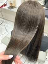 キング(K!ng)&nbsp;縮毛矯正髪質改善ハイライトレイヤーカット楠葉美容室エクステ