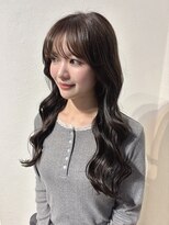 アンニュ(annuy)&nbsp;Instagram/annuy__o0 顔まわりカット/オリーブ／韓国巻き