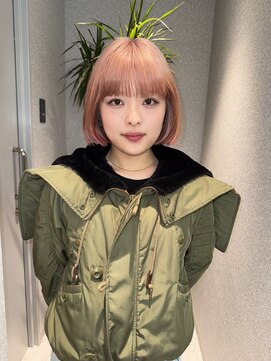 天神美容室 【KASUMI天神美容室】ハイトーン×ボブカット