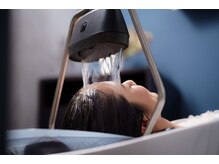 今話題の新メニュー『頭浸浴』