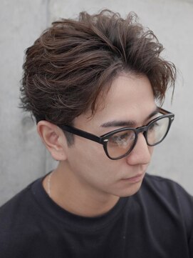 フィフス 大分(fifth) 大分ニュアンスパーマセンターパートフェザーパーマ毛流れパーマ