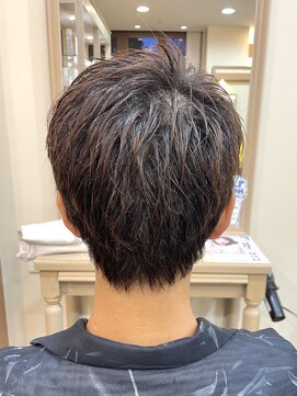 アルターリール(aL ter Rire) スパイキーショート/ブルーブラック/フェザーパーマ/中村郁未