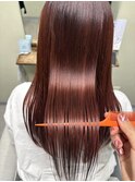 レッドカラー×Deeplex髪質改善トリートメント