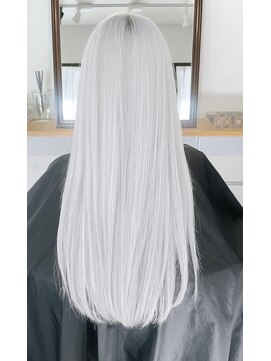 ヘアーアンドアトリエ マール(Hair&Atelier Marl) 【Marl】Whitecolor×long hair
