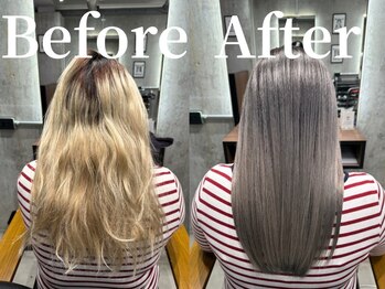 オルズ 渋谷(ALLZ)の写真/思わず目を惹く髪へ「世界であなただけのヘアカラー」をお約束します！色落ちまで可愛い◎【渋谷ブリーチ】