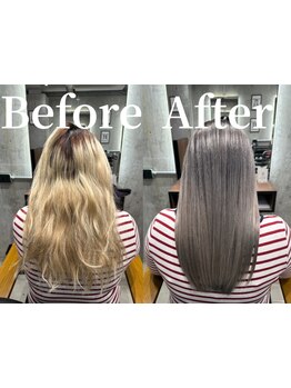 思わず目を惹く髪へ「世界であなただけのヘアカラー」をお約束します！色落ちまで可愛い◎【渋谷ブリーチ】