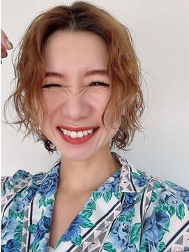 ベリテツー 京成大久保(verite2) 大人可愛い/30代40代50代/前下がりショートボブ/ことりベージュ