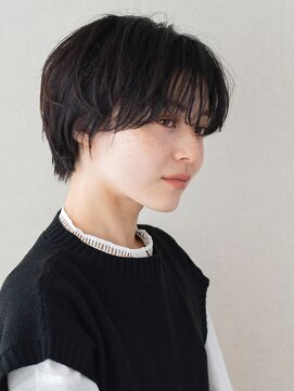 黒髪/クラゲヘアー/オリーブグレー/小顔/ココアベージュ