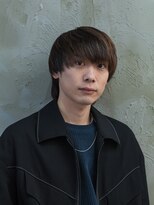 ルーメン 各務原(ROOO MEN)&nbsp;メンズ韓国シースルーラウンドマッシュウルフ