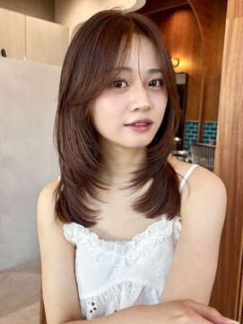 ロンド ボーイ 表参道(Lond BOY) 韓国顔周り/ハイレイヤーカット/ミディアムレイヤーカット/原宿