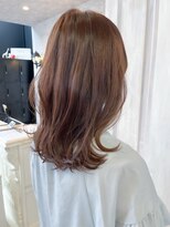 キャアリー(Caary)&nbsp;福山人気20代30代くびれセミロングブリーチなしマロンベージュ