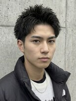 ヘッドストック(HEAD STOCK)&nbsp;スパイキーショートショートパーマアクティブショート眉毛