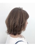 ミディアムレイヤーボブ＊