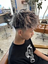 スワッグ(swag)&nbsp;ホワイトメッシュ＋ツイストパーマ