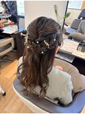 結婚式に向けてのヘアセット