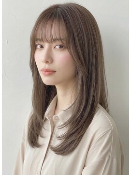 リタ 枚方(Rita) 小顔レイヤーカット/艶髪ブリーチなしカラー透明感◎シースルー