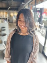 ビーストバイブランカ 刈谷三河安城(BEEst by BLANCA)&nbsp;インナー×透明感グレージュでレイヤーミディ