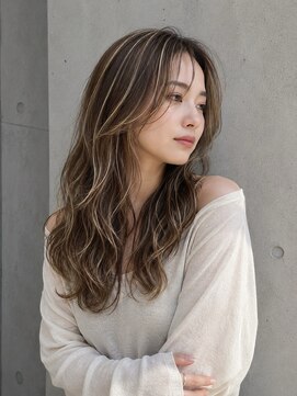 テーラヘアー 我孫子店(TELA HAIR) 《ハイライトカラー》立体感たっぷり外国人風ロング