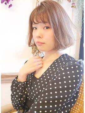 アジュール(hair&make AZURE) ミルキーベージュ×ゆるワンカール