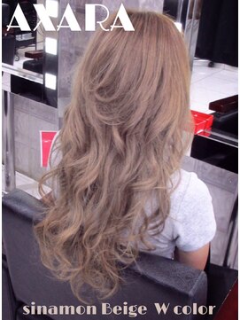アザラ(AXARA) 【 AXARA 海老名 】Wカラー・シナモンベージュ