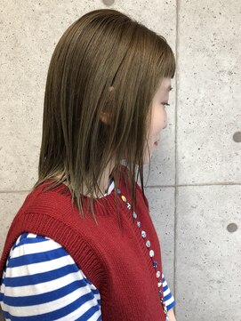 ア セカンド 清藤美容室第弐號(a sekand) [a sekand]カーキベージュカラー