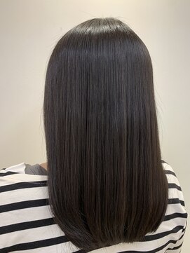 リゾーム デ リアン(Rhizome des liens) オン眉サラ艶ストレート/錦糸町/縮毛矯正/髪質改善/白髪染め