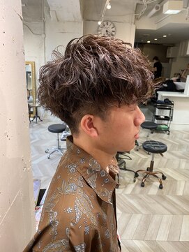 エルオム(EL.HOMME) 【YUKI】ショートマッシュ×パーマ×束感