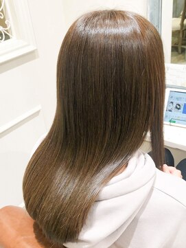 フレーム へアアンドトリートメント 天王寺北口店(FRAME) [Frame 天王寺北口店] 艶カラー透け感ダークグレージュ