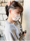 【roijir 山岸】スキンフェード女子 刈り上げ女子 切りっぱボブ
