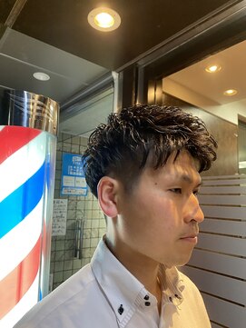 ヒロギンザ 新橋日比谷口店(HIRO GINZA) 2ブロ爽やかビジネスパーマ　新橋/日比谷/内幸町/理容室/