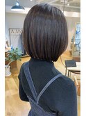 ヘルシースタイル/ショコラアッシュ/レイヤーボブ[日比谷] 