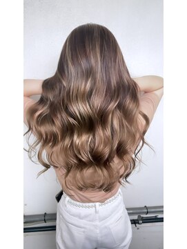 シエラ 心斎橋(CIERA.) CIERA.★バレイヤージュゆる巻きロング