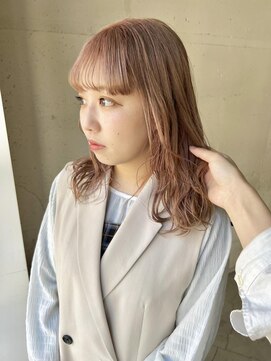 クリアーオブヘアー 本山店(CLEAR of hair) 2bleach~ pink milk tea