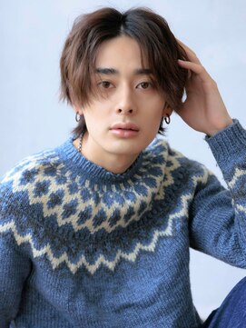 リトル 水戸(little) 寝癖風メンズセンターパート