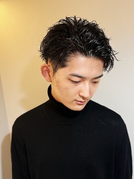 スウェル 柏店(Swell) #ベリーショート#ダークアッシュ#ニュアンスパーマ#韓国マッシュ