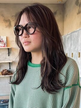 ニュイ(NUIT) ダブルカラーミルクティーベージュカラーブルーブラックブリーチ