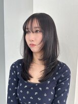 カシェル(cashel)&nbsp;レイヤーカットとボルドーカラー