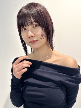 トリッカ シブヤ(TRICCA SHIBUYA) 大人ボブレイヤーボブ大人かわいい前髪顔まわりカット20代30代