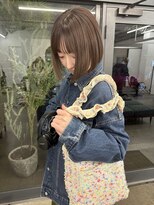 エルメ クラマエ(Elme)&nbsp;ブラウンベージュ×ミニボブ◎