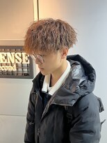 ハイセンス セカンド(HISENSE second)&nbsp;ブラウンカラー × ツイストパーマ