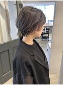 マッシュウルフ/グレージュ/ショートカット/似合わせ/銀座