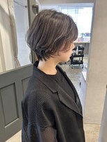 レトン 銀座(leton)&nbsp;マッシュウルフ/グレージュ/ショートカット/似合わせ/銀座