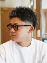 メリケンバーバーショップ コウベ(MERICAN BARBERSHOP KOBE) スパイキーショート