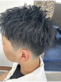 ツーブロショート