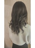 デジパで簡単♪巻き髪風オリーブグレージュ