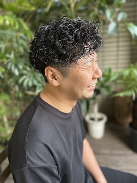 ダブル(W) 【hair salon W】メンズスパイラルパーマ