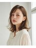 【9月限定】小顔カット＋透明感カラー＋髪質改善TR　￥11000